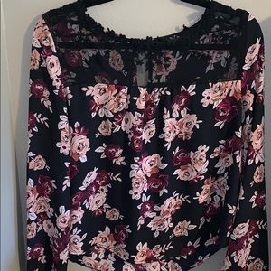 Lacy floral top
